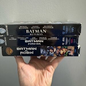 Batman vhs lot